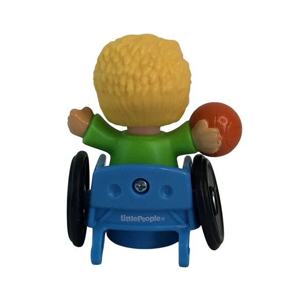 Fisher Price Little People Boy Figures Lot of 4 Wheelchair Basketball 2015 2016 - Picture 4 of 13